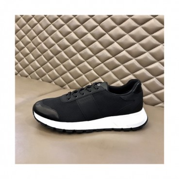 Prada 2020 Men's Leather Sneakers - 프라다 2020 남성용 레더 스니커즈,Size(240