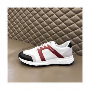 Prada 2020 Men's Leather Sneakers - 프라다 2020 남성용 레더 스니커즈,Size(240