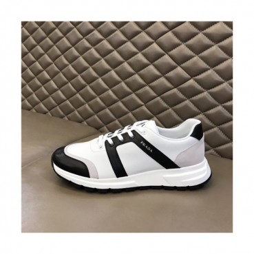 Prada 2020 Men's Leather Sneakers - 프라다 2020 남성용 레더 스니커즈,Size(240