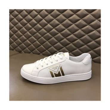 Prada 2020 Men's Leather Sneakers - 프라다 2020 남성용 레더 스니커즈,Size(240