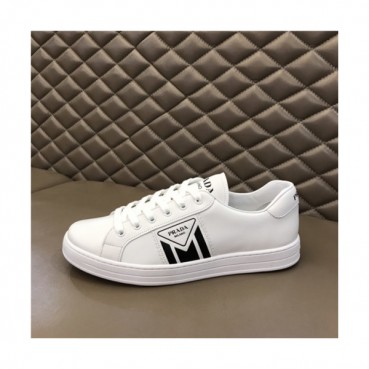 Prada 2020 Men's Leather Sneakers - 프라다 2020 남성용 레더 스니커즈,Size(240