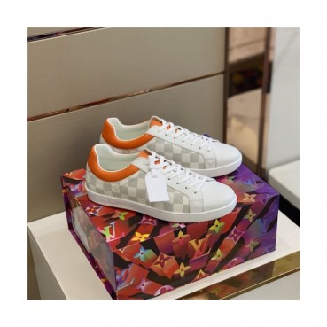 Louis Vuitton 2020 Men's Leather Sneakers - 루이비통 2020 남성용 레더 스니커즈,Size(240