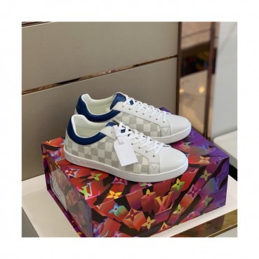 Louis Vuitton 2020 Men's Leather Sneakers - 루이비통 2020 남성용 레더 스니커즈,Size(240
