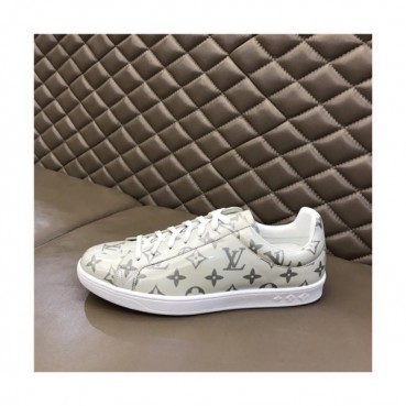 Louis Vuitton 2020 Men's Leather Sneakers - 루이비통 2020 남성용 레더 스니커즈,Size(240