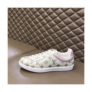 Louis Vuitton 2020 Men's Leather Sneakers - 루이비통 2020 남성용 레더 스니커즈,Size(240