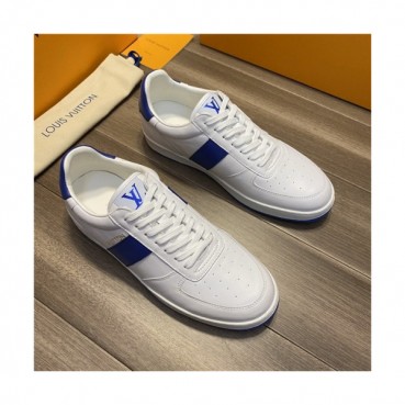 Louis Vuitton 2020 Men's Leather Sneakers - 루이비통 2020 남성용 레더 스니커즈,Size(240