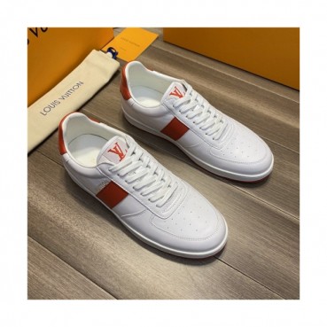 Louis Vuitton 2020 Men's Leather Sneakers - 루이비통 2020 남성용 레더 스니커즈,Size(240