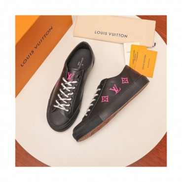 Louis Vuitton 2020 Men's Leather Sneakers - 루이비통 2020 남성용 레더 스니커즈,Size(240