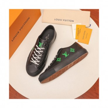 Louis Vuitton 2020 Men's Leather Sneakers - 루이비통 2020 남성용 레더 스니커즈,Size(240