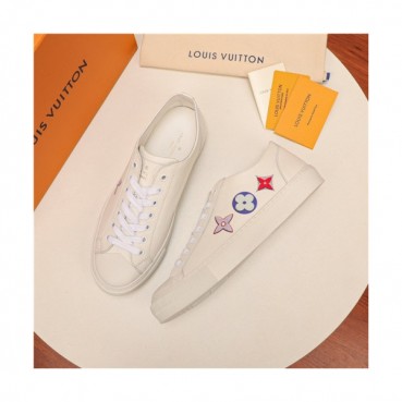 Louis Vuitton 2020 Men's Leather Sneakers - 루이비통 2020 남성용 레더 스니커즈,Size(240