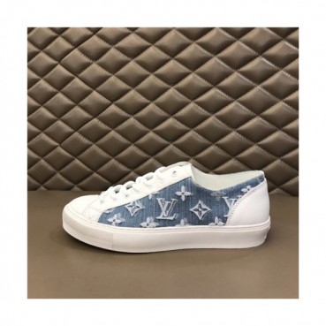 Louis Vuitton 2020 Men's Leather Sneakers - 루이비통 2020 남성용 레더 스니커즈,Size(240