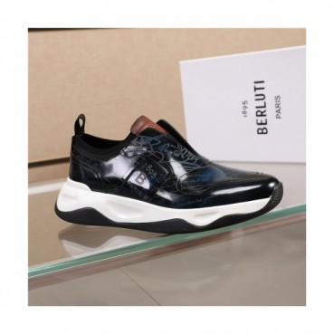 Berluti 2020 Men's Leather Sneakers - 벨루티 2020 남성용 레더 스니커즈,Size(240