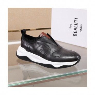 Berluti 2020 Men's Leather Sneakers - 벨루티 2020 남성용 레더 스니커즈,Size(240
