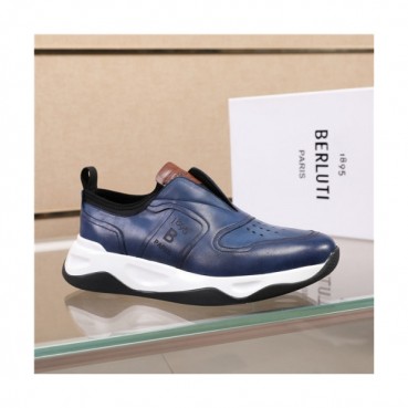 Berluti 2020 Men's Leather Sneakers - 벨루티 2020 남성용 레더 스니커즈,Size(240