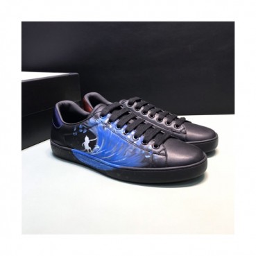 Gucci 2020 Men's Leather Sneakers - 구찌 2020 남성용 레더 스니커즈,Size(240