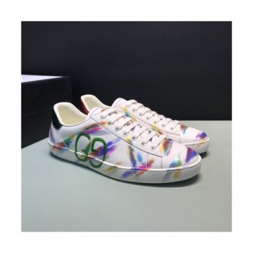 Gucci 2020 Men's Leather Sneakers - 구찌 2020 남성용 레더 스니커즈,Size(240