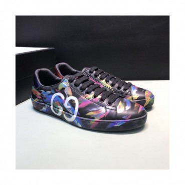 Gucci 2020 Men's Leather Sneakers - 구찌 2020 남성용 레더 스니커즈,Size(240