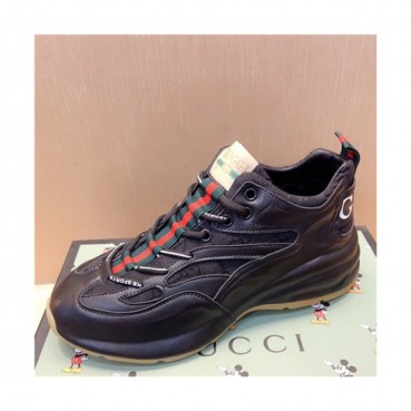 Gucci 2020 Men's Leather Sneakers - 구찌 2020 남성용 레더 스니커즈,Size(240