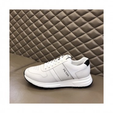 Prada 2020 Men's Leather Sneakers - 프라다 2020 남성용 레더 스니커즈,Size(240