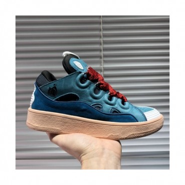 Lanvin 2020 Men's Leather Sneakers - 랑방 2020 남성용 레더 스니커즈,Size(240