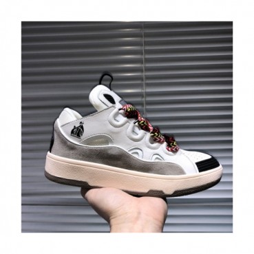Lanvin 2020 Men's Leather Sneakers - 랑방 2020 남성용 레더 스니커즈,Size(240