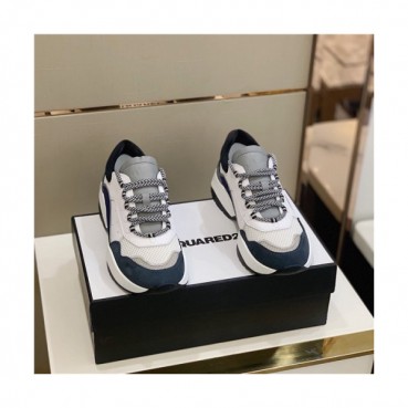 Dsquared 2020 Men's Leather Sneakers - 디스퀘어드 2020 남성용 레더 스니커즈,Size(240