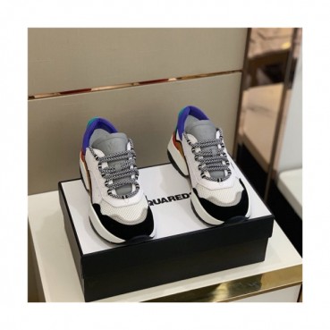 Dsquared 2020 Men's Leather Sneakers - 디스퀘어드 2020 남성용 레더 스니커즈,Size(240