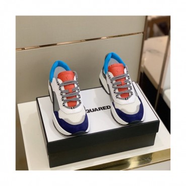 Dsquared 2020 Men's Leather Sneakers - 디스퀘어드 2020 남성용 레더 스니커즈,Size(240