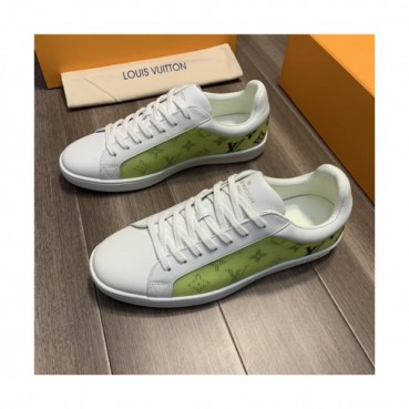Louis Vuitton 2020 Men's Leather Sneakers - 루이비통 2020 남성용 레더 스니커즈,Size(240