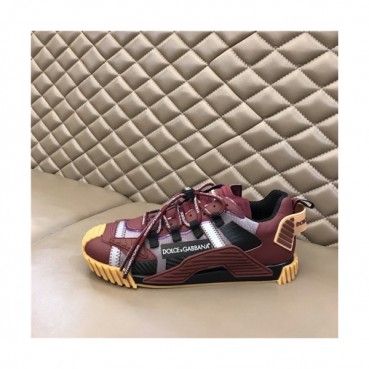 Dolce&Gabbana 2020 Men's Leather Sneakers - 돌체앤가바나 2020 남성용 레더 스니커즈,Size(240