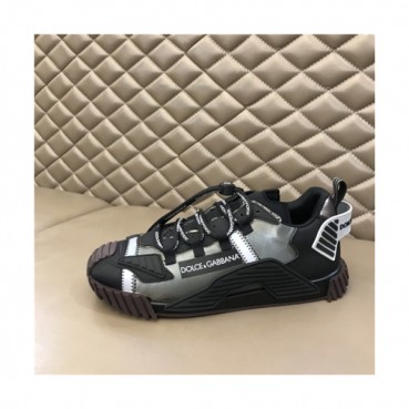 Dolce&Gabbana 2020 Men's Leather Sneakers - 돌체앤가바나 2020 남성용 레더 스니커즈,Size(240