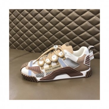 Dolce&Gabbana 2020 Men's Leather Sneakers - 돌체앤가바나 2020 남성용 레더 스니커즈,Size(240