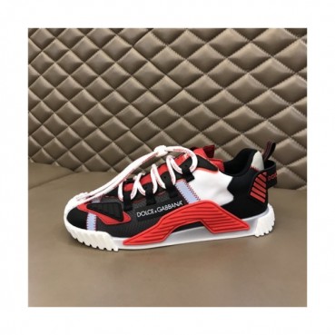 Dolce&Gabbana 2020 Men's Leather Sneakers - 돌체앤가바나 2020 남성용 레더 스니커즈,Size(240