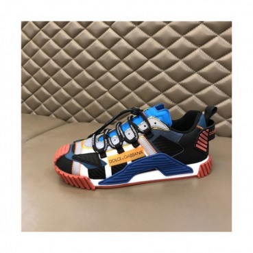 Dolce&Gabbana 2020 Men's Leather Sneakers - 돌체앤가바나 2020 남성용 레더 스니커즈,Size(240