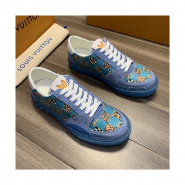 Louis Vuitton 2020 Men's Canvas Sneakers - 루이비통 2020 님성용 캔버스 스니커즈,Size(240