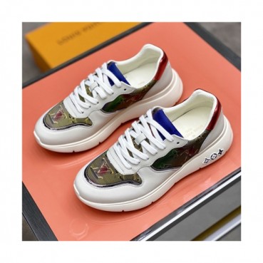 Louis Vuitton 2020 Men's Leather Sneakers - 루이비통 2020 남성용 레더 스니커즈,Size(240