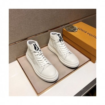 Louis Vuitton 2020 Men's Leather Sneakers - 루이비통 2020 남성용 레더 스니커즈,Size(240