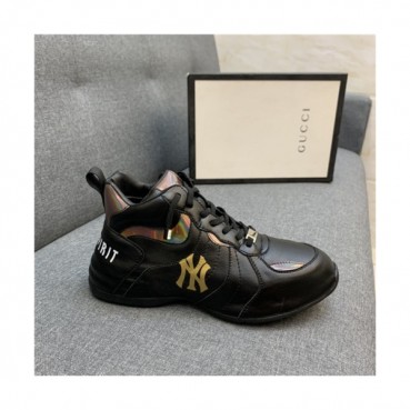 Gucci 2020 Men's Leather Sneakers - 구찌 2020 남성용 레더 스니커즈,Size(240