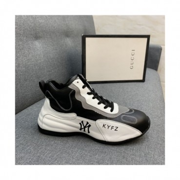 Gucci 2020 Men's Leather Sneakers - 구찌 2020 남성용 레더 스니커즈,Size(240