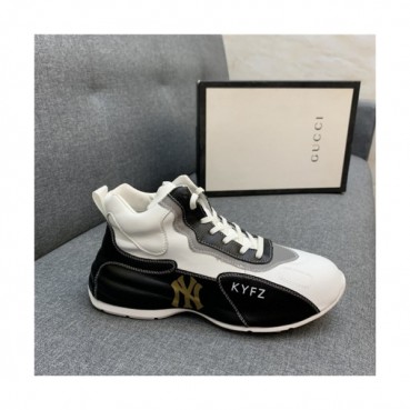 Gucci 2020 Men's Leather Sneakers - 구찌 2020 남성용 레더 스니커즈,Size(240