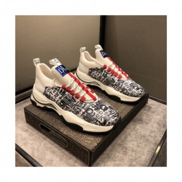 Dior 2020 Men's Leather Sneakers - 디올 2020 남성용 레더 스니커즈,Size(240