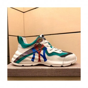 Gucci 2020 Men's Leather Sneakers - 구찌 2020 남성용 레더 스니커즈,Size(240