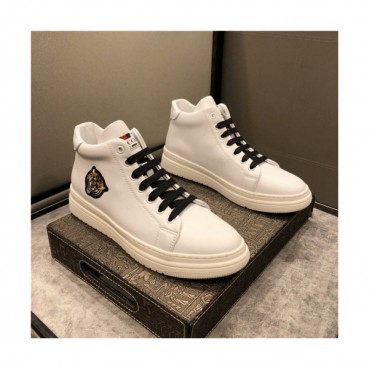 Gucci 2020 Men's Leather Sneakers - 구찌 2020 남성용 레더 스니커즈,Size(240