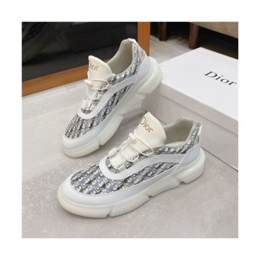 Dior 2020 Men's Leather Sneakers - 디올 2020 남성용 레더 스니커즈,Size(240