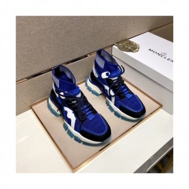 Moncle 2020 Men's Leather Sneakers - 몽클레어 2020 남성용 레더 스니커즈,Size(240