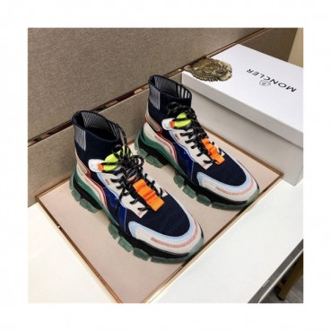 Moncle 2020 Men's Leather Sneakers - 몽클레어 2020 남성용 레더 스니커즈,Size(240