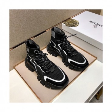 Moncle 2020 Men's Leather Sneakers - 몽클레어 2020 남성용 레더 스니커즈,Size(240