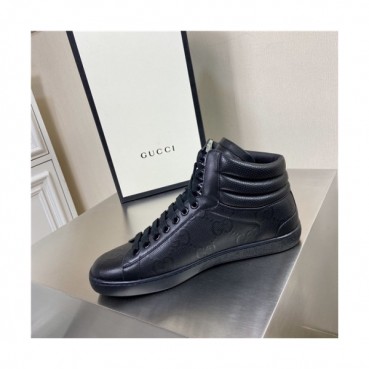 Gucci 2020 Men's Leather Sneakers - 구찌 2020 남성용 레더 스니커즈,Size(240