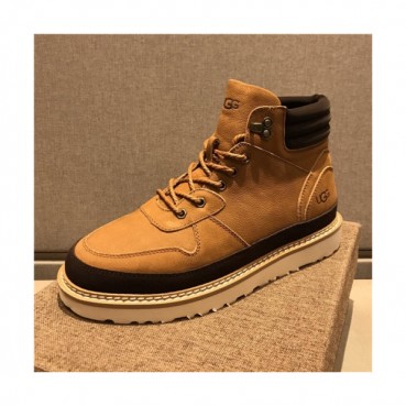 Ugg 2020 Men's Leather Wool Sneakers - 어그 2020 남서용 레더 울 스니커즈,Size(240