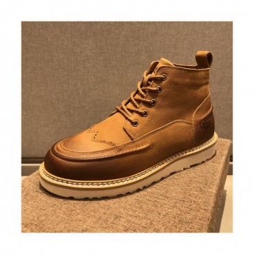 Ugg 2020 Men's Leather Wool Sneakers - 어그 2020 남서용 레더 울 스니커즈,Size(240